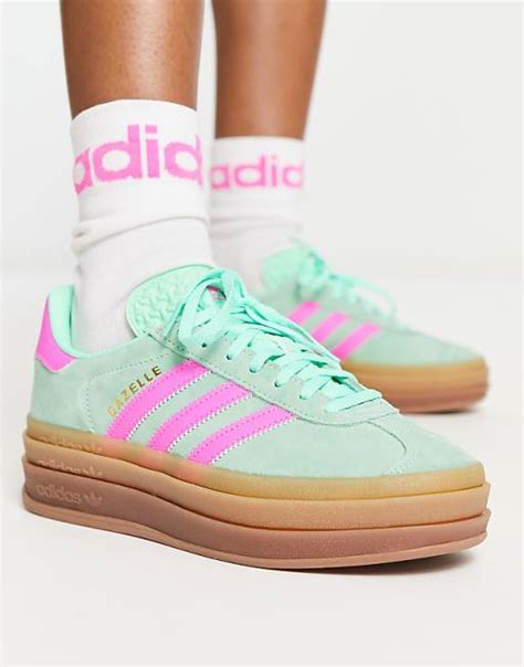 adidas lichtgrijs met zachtroze|Shop adidas Originals Gazelle Bold Sneaker W lichtroze .